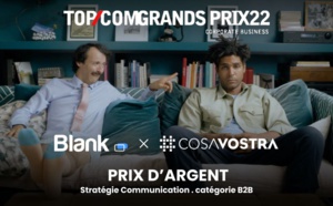 Blank, récompensé pour sa toute première campagne de communication