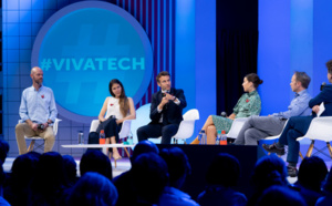 À VivaTech, le Président Emmanuel Macron échange avec des entrepreneurs