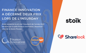 Stoïk remporte le prix de l’insurtech de l’année 2022 décerné par le pôle Finance Innovation Stoïk remporte le prix de l’insurtech de l’année 2022 décerné par le pôle Finance Innovation