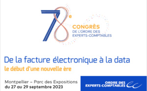 78ème Congrès de l'Ordre des Experts-Comptables : de la facture électronique à la data