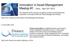 Innovation in Asset Management Meetup#1