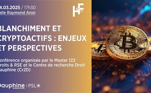 Blanchiment et cryptoactifs : enjeux et perspectives Blanchiment et cryptoactifs : enjeux et perspectives