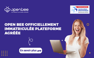 Open Bee obtient son immatriculation définitive* de Plateforme Agréée