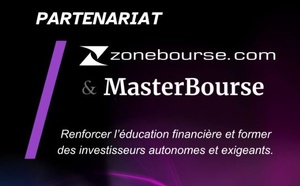 Zonebourse noue un partenariat stratégique avec MasterBourse, acteur reconnu de la formation boursière
