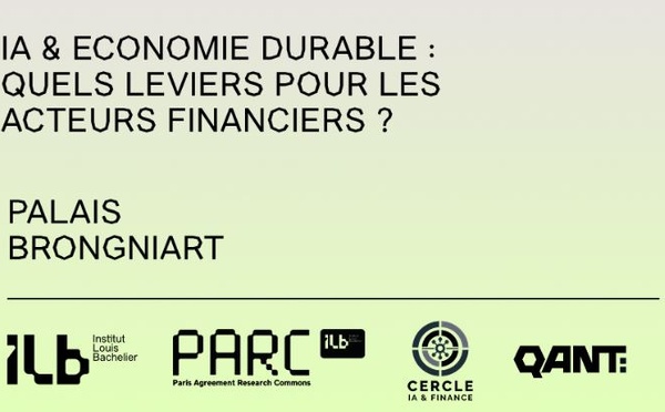 IA &amp; économie durable : quels leviers pour les acteurs financiers ?