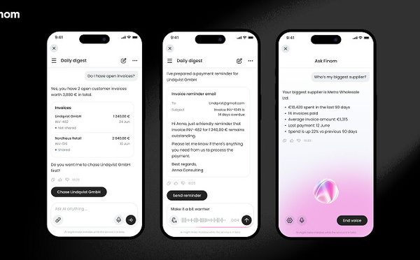 Finom lance Finom AI : le partenaire financier dont chaque entrepreneur a besoin