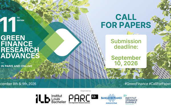 Green Finance Research Advances (GFRA) : soumettez vos travaux en finance durable