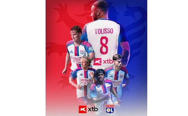 XTB devient partenaire majeur de l’Olympique Lyonnais jusqu’en 2029
