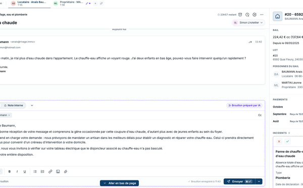 Rivage lance la messagerie intelligente : l'IA qui lit, trie et prépare les  réponses aux e-mails des agences immobilières